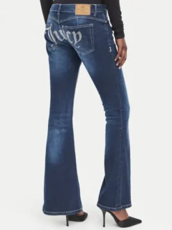 Juicy Couture Jeansy JCDJE126974 Szary Bootcut Fit