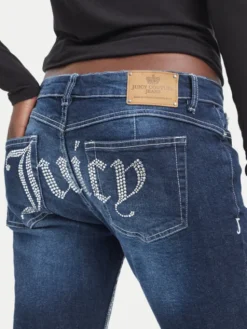 Juicy Couture Jeansy JCDJE126974 Szary Bootcut Fit