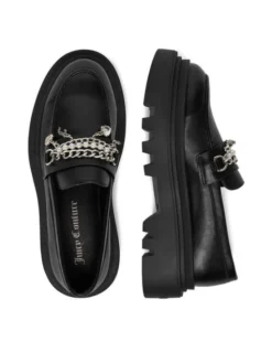 Juicy Couture Loafersy CEO-HY63020S-6A Czarny