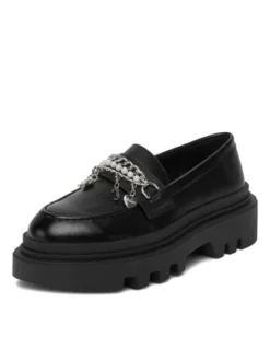Juicy Couture Loafersy CEO-HY63020S-6A Czarny