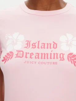 Juicy Couture Piżama Island Dreaming JCLPJ125507 Różowy Regular Fit