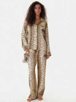 Juicy Couture Piżama JCLPJ225504 Beżowy Relaxed Fit