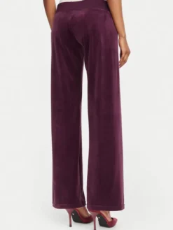 Juicy Couture Spodnie dresowe Old Gothic JCWBJ226334 Fioletowy Regular Fit