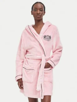 Juicy Couture Szlafrok JCYRB226857 Różowy
