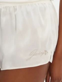 Juicy Couture Szorty piżamowe JCLHS125512 Écru Regular Fit