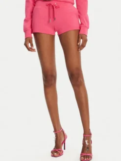 Juicy Couture Szorty sportowe JCWHS125312 Różowy Loose Fit
