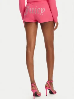 Juicy Couture Szorty sportowe JCWHS125312 Różowy Loose Fit