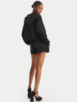 Juicy Couture Szorty sportowe Tamia JCWHS126305 Czarny Regular Fit
