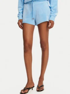 Juicy Couture Szorty sportowe Eve JCBHS224801 Niebieski Regular Fit