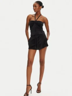 Juicy Couture Szorty sportowe Eve JCBHS224801 Czarny Regular Fit