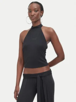 Juicy Couture Top JCWCT226331 Czarny Slim Fit