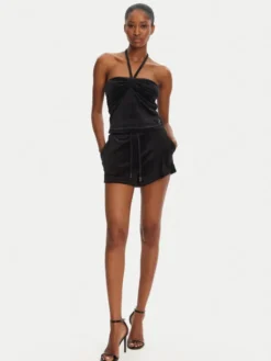 Juicy Couture Top JCWCT125325 Czarny Slim Fit