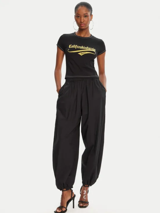 Juicy Couture T-Shirt JCNCT225460 Czarny Regular Fit
