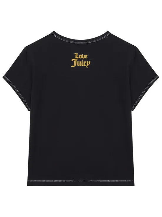 Juicy Couture T-Shirt JCNCT225460 Czarny Regular Fit