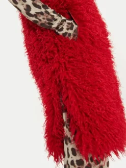 Just Cavalli Bezrękawnik 77PAS428 Czerwony Loose Fit