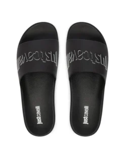 Just Cavalli Klapki 80QA3SZ1 ZSE50 Czarny
