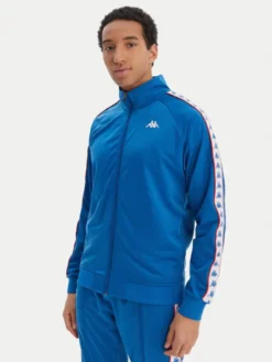 Kappa Bluza Banda Anniston 301EFU0 Niebieski Slim Fit