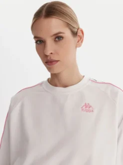 Kappa Bluza Banda Marbella 351S2HW Biały Oversize
