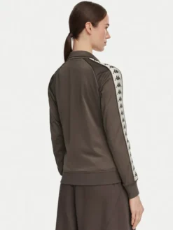 Kappa Bluza 222 Banda Wanniston Slim 301PSC0 Brązowy Regular Fit