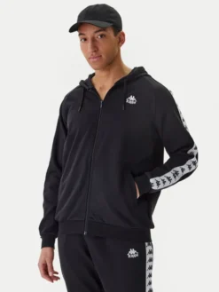 Kappa Bluza Banda Zamin 3 331U3ZW Czarny Regular Fit