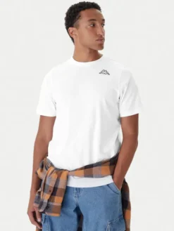 Kappa Komplet t-shirtów Logo Sylvo 322562W Biały Regular Fit