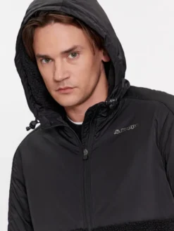 Kappa Kurtka przejściowa Logo 331E2RW Czarny Regular Fit