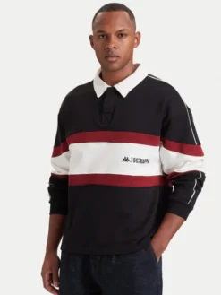 Kappa Polo 37284HW Czarny Comfort Fit