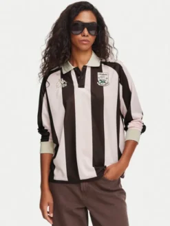 Kappa Polo 311U77W Różowy Oversize
