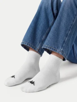 Kappa Skarpety krótkie CEO_KR_FRESH_AW26 (3-PACK) Biały