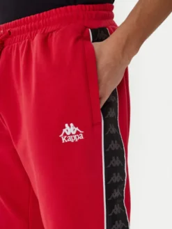 Kappa Spodnie dresowe Banda Alanz 3 321Y8FW Czerwony Comfort Fit