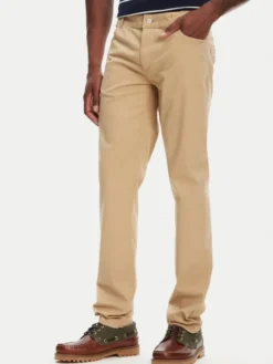 Kappa Spodnie materiałowe Gabardine 67117PW Beżowy Regular Fit
