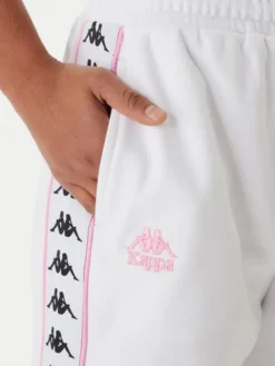Kappa Szorty sportowe Banda Ivissa 361R6NW Biały Regular Fit