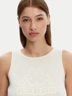Kappa Top Logo Gria 382129W Écru Regular Fit