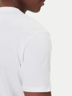 Kappa T-Shirt Authentic 361N6QW Biały Regular Fit