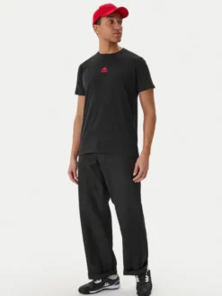 Kappa T-Shirt 382J2QW Czarny Regular Fit