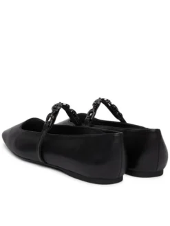 KARL LAGERFELD Baleriny Konnie KL40196 Czarny