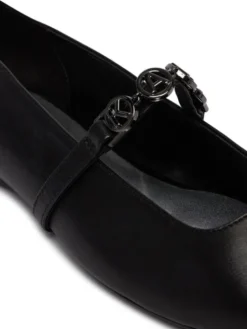 KARL LAGERFELD Baleriny Konnie KL40196 Czarny