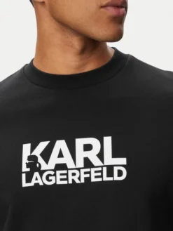 KARL LAGERFELD Bluza 705780 563917 Granatowy Regular Fit