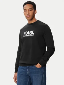 KARL LAGERFELD Bluza 705780 563917 Granatowy Regular Fit