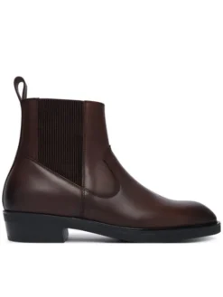 KARL LAGERFELD Botki Dallas KL12646 Brązowy ciemny
