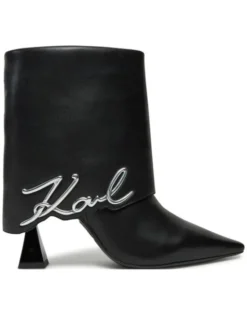 KARL LAGERFELD Botki KL32044A Czarny