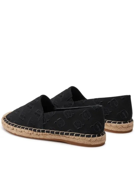 KARL LAGERFELD Espadryle KL80124A Czarny
