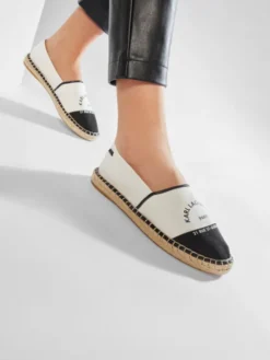 KARL LAGERFELD Espadryle KL80108 Biały