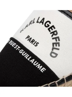 KARL LAGERFELD Espadryle KL80108 Biały