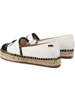 KARL LAGERFELD Espadryle KL80108 Biały