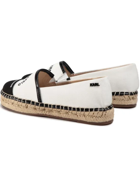 KARL LAGERFELD Espadryle KL80108 Biały
