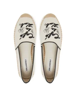 KARL LAGERFELD Espadryle KL81125 Biały