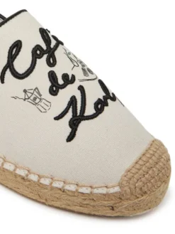 KARL LAGERFELD Espadryle KL81125 Biały