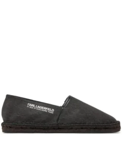 KARL LAGERFELD Espadryle KL70119 Czarny