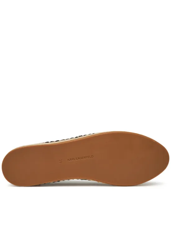 KARL LAGERFELD Espadryle KL81125 Czarny